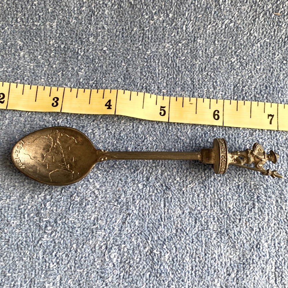 Vintage Collector Souvenir Spoon Christopher Columbus